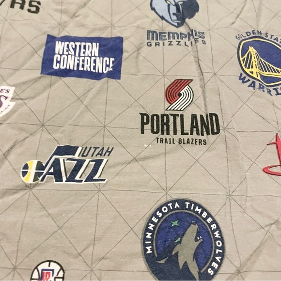 Pottery Barn Teen NBA Western Conference Pillow Case x2 - Picture 8 of 16